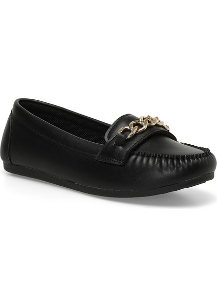DS21071T 4fx Siyah Kadın Loafer