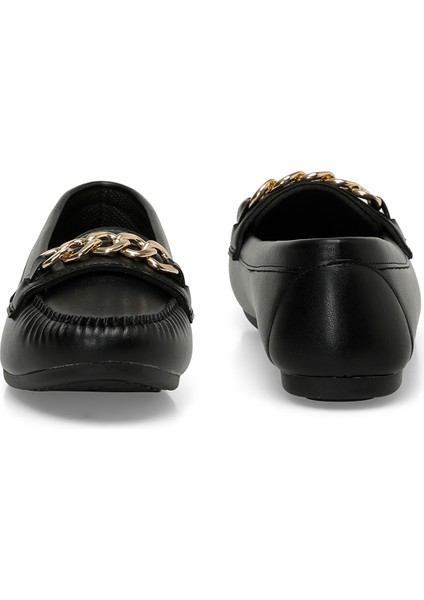 DS21071T 4fx Siyah Kadın Loafer