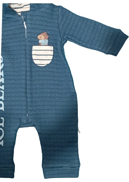 4861T Erkek Bebek Ice Bears Baskılı Tulum modelleri