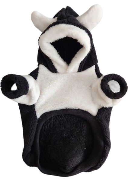 Kedi Köpek Kıyafetleri Siyah Beyaz Welsoft Sweatshirt fiyatları