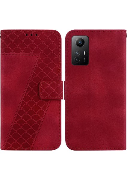 Telefon Kılıfı Için Xiaomi Redmi Not 12S Flip Folio Kapak Kart Yuvası Fonksiyonu (Yurt Dışından)