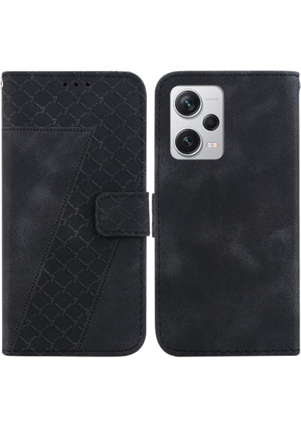 Telefon Kılıfı Için Xiaomi Redmi Not 12 Pro Artı Cüzdan Flip Folio Kapak Pu (Yurt Dışından)