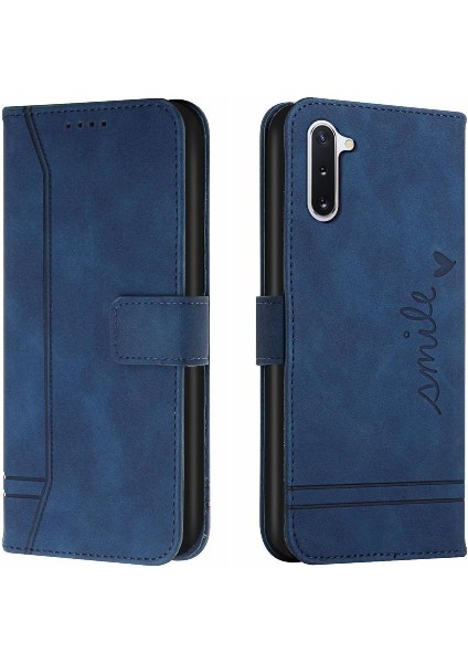 Samsung Galaxy Not 10 Için Telefon Kılıfı El Kayışı Flip Folio Cüzdan Kart Pu (Yurt Dışından)