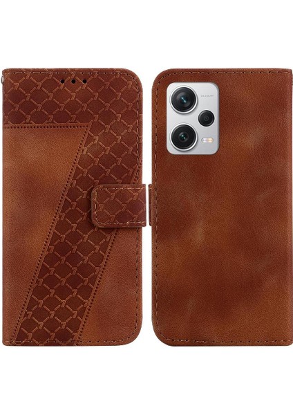 Telefon Kılıfı Için Xiaomi Redmi Not 12 Pro Artı Cüzdan Flip Folio Kapak Pu (Yurt Dışından)