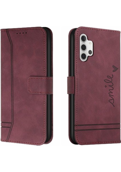 Samsung Galaxy A32 5g El Kayışı Kart Yuvaları Kapak Manyetik Için Telefon Kılıfı (Yurt Dışından)