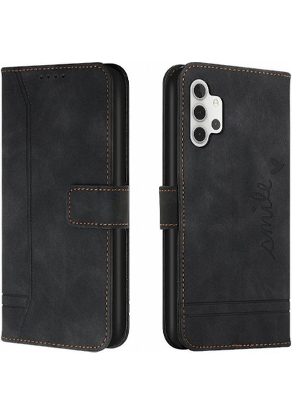 Samsung Galaxy A32 5g El Kayışı Kart Yuvaları Kapak Manyetik Için Telefon Kılıfı (Yurt Dışından)