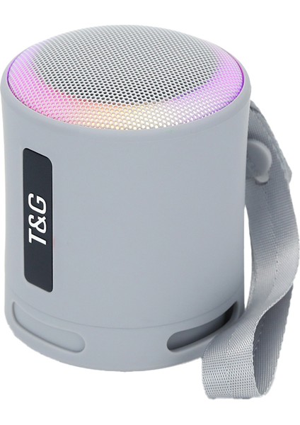 TG373 USB Sd Kart Fm Radyolu Bluetooth Destekli Taşınabilir Wireless Hoparlör Rgb LED Işıklı Ses Bombası Şarjlı