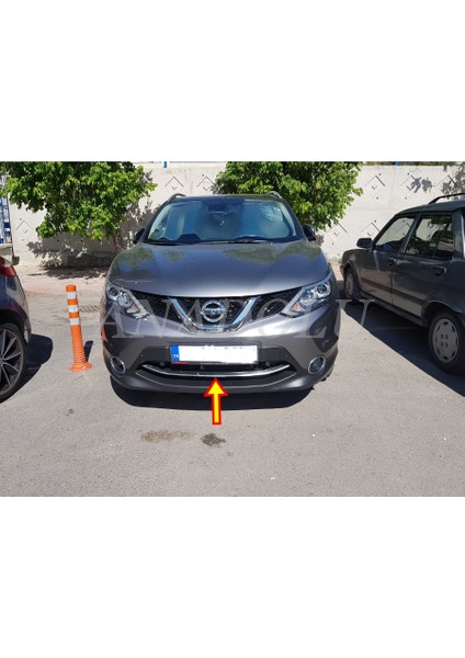 Nissan Qashqai Krom Ön Tampon Çıtası 1 Parça 2014-2017