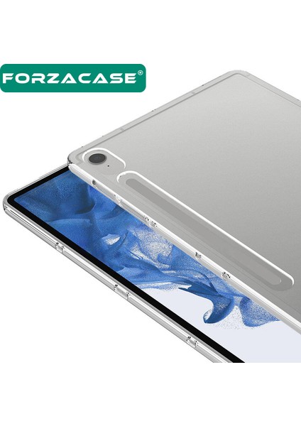 Samsung Galaxy Tab S9 X710 Için Silikon Kılıf + Temperli Cam Ekran Koruyucu - FC013