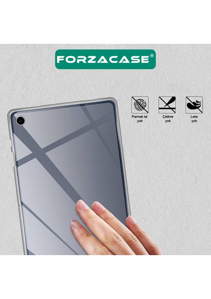 Samsung Galaxy Tab A9 8.7 Inch Için Silikon Kılıf + Temperli Cam Ekran Koruyucu - FC013