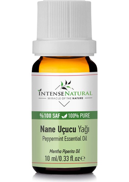 Intense Natural Nane Uçucu Yağı 10 ml %100 Saf ve Doğal Peppermint Essential Oil