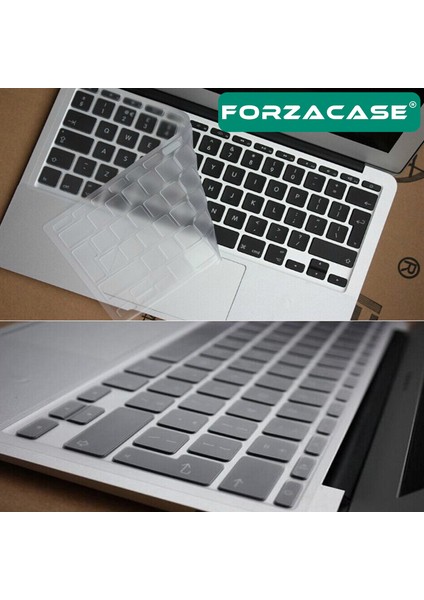 Apple Macbook Air 13’ 2017 A1466 Silikon Klavye Koruması Şeffaf Eu / Türkçe- FC338