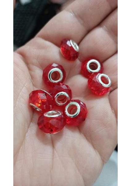 Bileklik ve Kolye Için 925 Ayar Damgalı Gümüş Kaplama Yuvarlak Charm modelleri