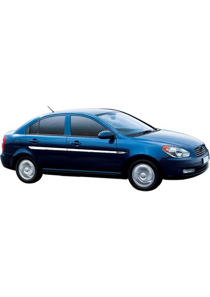 Hyundai Accent Era Krom Yan Kapı Çıtası 4 Parça 2006 Üzeri