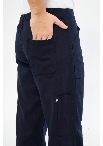 Iş Pantolonu 16/12 Gabardin Pamuk Reflektörlü Kargo Cepli modelleri