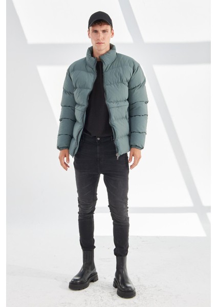 Su ve Rüzgar Geçirmez Erkek Şişme Mont modelleri