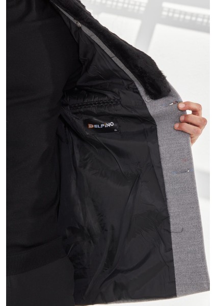 Erkek Dar Kesim Uzun Kaşe Kaban indirimleri