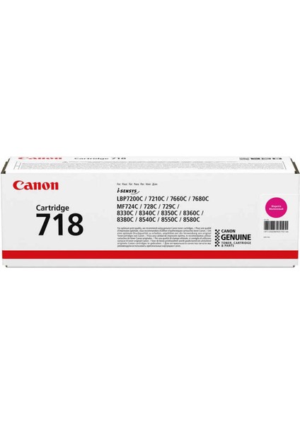 CRG718 Kırmızı Toner