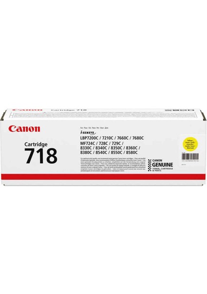 CRG718 Sarı Toner