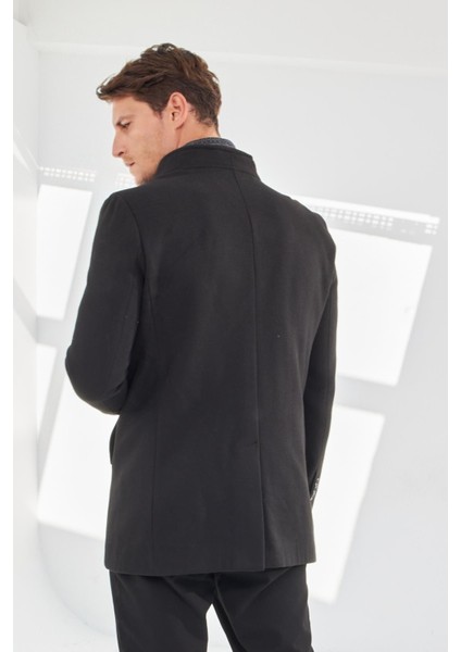 Erkek Dar Kesim Uzun Kaşe Kaban fiyatları