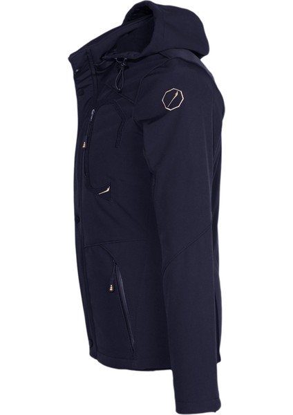 Su ve Rüzgar Geçirmez Kürklü Softshell Erkek Mont