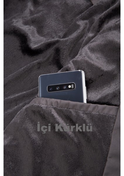 Su ve Rüzgar Geçirmez Kürklü Softshell Erkek Mont