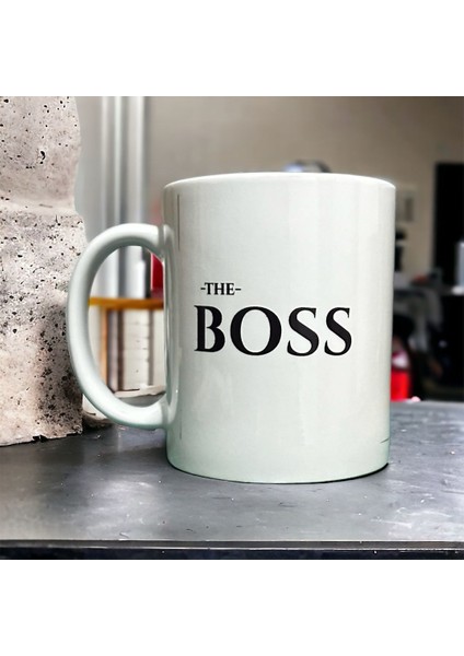 Boss Baskılı Ikili Kupa