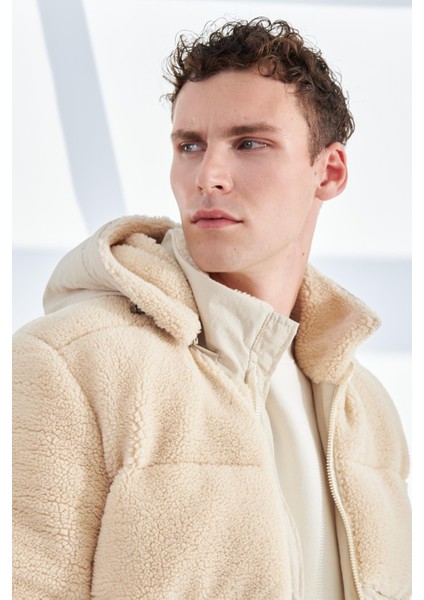 Su Geçirmez Erkek Kapüşonlu Şişme Mont modelleri