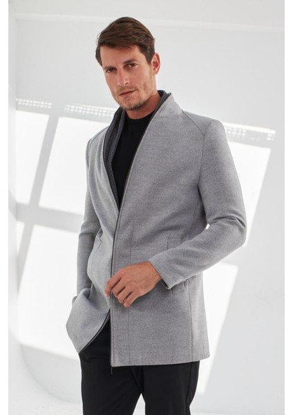 Erkek Dar Kesim Uzun Kaşe Kaban fırsatları