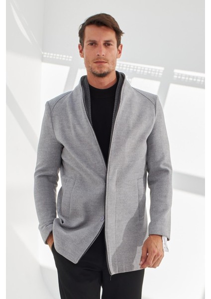 Erkek Dar Kesim Uzun Kaşe Kaban indirimleri