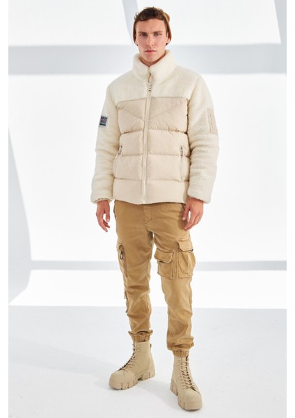 Su Geçirmez Erkek Peluşlu Şişme Mont modelleri