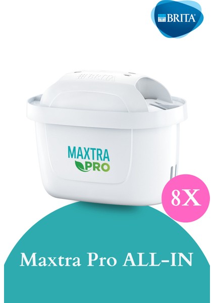 Maxtra Pro All-In- 8 Yedek Su Arıtma Filtresi