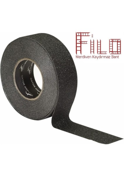 Zemin Merdiven Kaydırmaz Bant Siyah 50 mm x 25 Metre