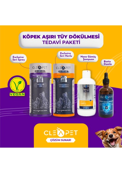 Aşırı Tüy Dökülmesi Önleyici Paket (Köpek)