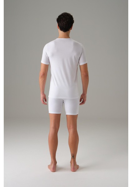 Beyaz Erkek Pamuk Kumaş Tişört fiyatları