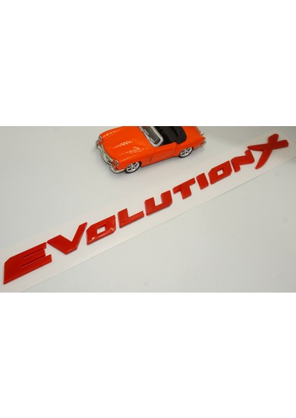 Mitsubishi Lancer Evolution x 3m 3D Bagaj Yazı Logo Amblem