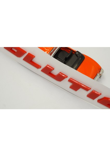 Mitsubishi Lancer Evolution x 3m 3D Bagaj Yazı Logo Amblem