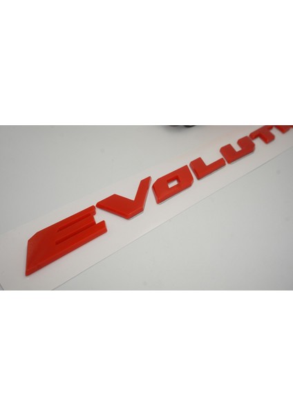 Mitsubishi Lancer Evolution x 3m 3D Bagaj Yazı Logo Amblem
