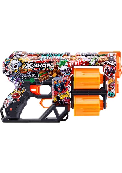 Zuru- X-Shot Skins Dread Sketch Blaster With 12 Dart Bullets fiyatları