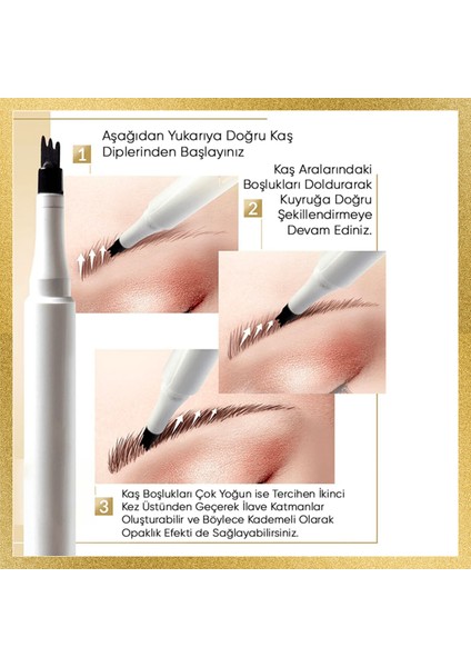 Fine Sketch Microblading Kaş Kalemi (Chesnut-Kestane)