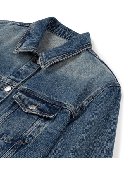 Poplin Mıx Jean Ceket