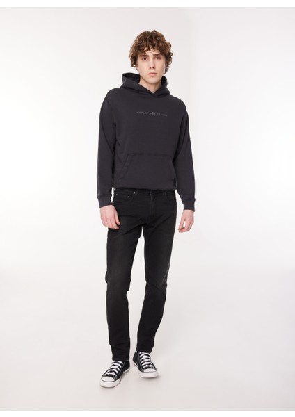Kapüşon Yaka Siyah Erkek Sweatshirt M6708 099 Blackboard fiyatları