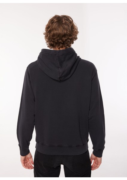 Kapüşon Yaka Siyah Erkek Sweatshirt M6708 099 Blackboard indirimleri