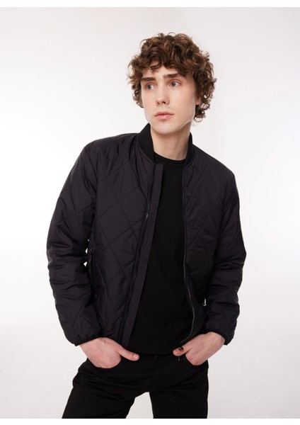 Siyah Erkek Mont M8351 098 Black