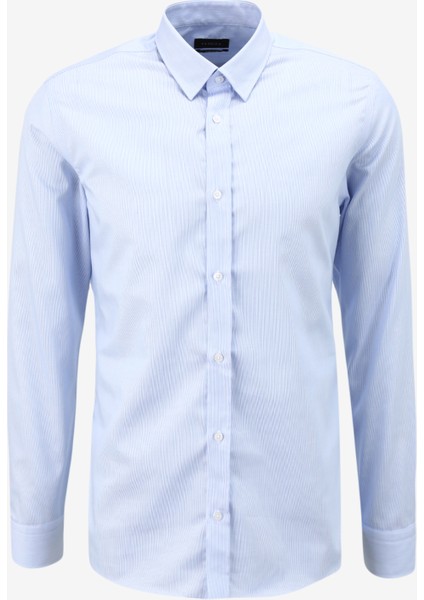 Mavi Erkek Slim Fit Çizgili Gömlek F4SM-GML 0224