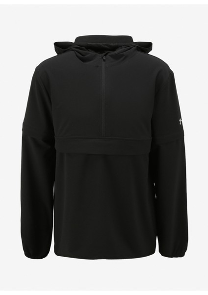 Kapüşon Yaka Düz Siyah Erkek Sweatshırt F4SM-SWT 0264