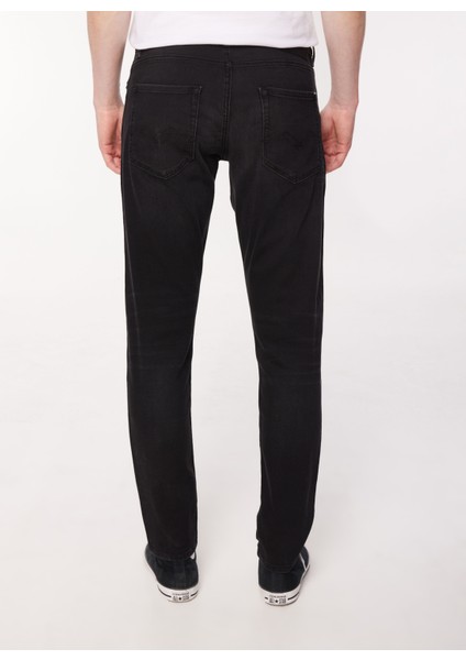 Normal Bel Slim Tapered Erkek Denim Pantolon M1021 098 Black