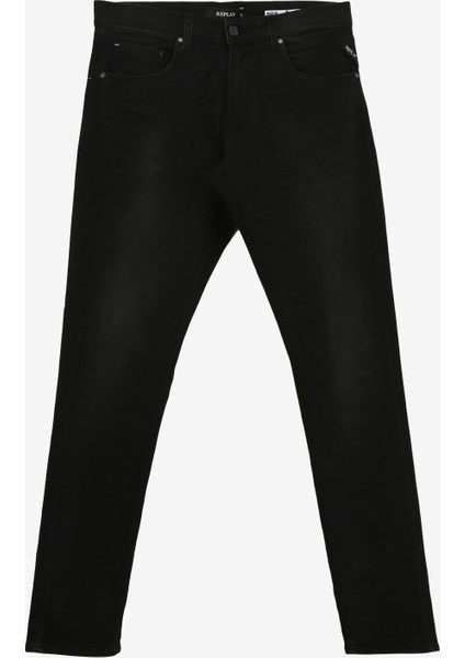 Normal Bel Slim Tapered Erkek Denim Pantolon M1021 098 Black