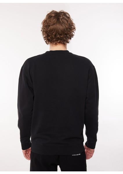 Bisiklet Yaka Siyah Erkek Sweatshırt M6527 098 Black indirimleri