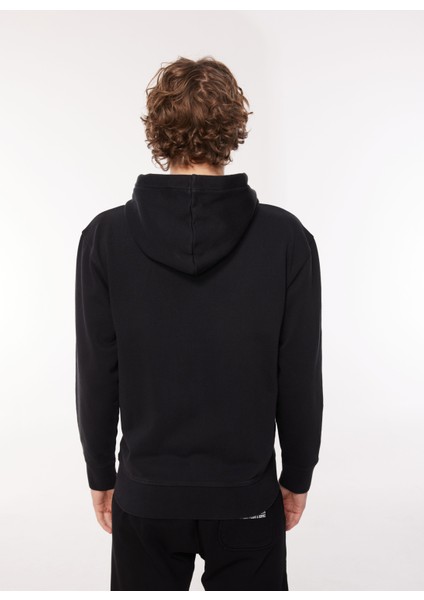 Kapüşon Yaka Siyah Erkek Sweatshırt M6528 098 Black indirimleri